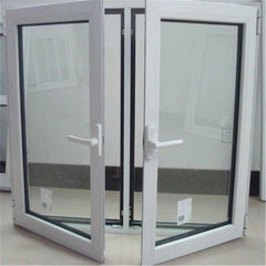 latest window design window lock handle aluminum framed casement window on China WDMA