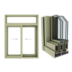 low price restaurant security exterior aluminum corner manual glass sliding door on China WDMA