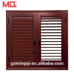 luxury home design PVC faux wood sun shade window blinds windows with built in blinds on China WDMA