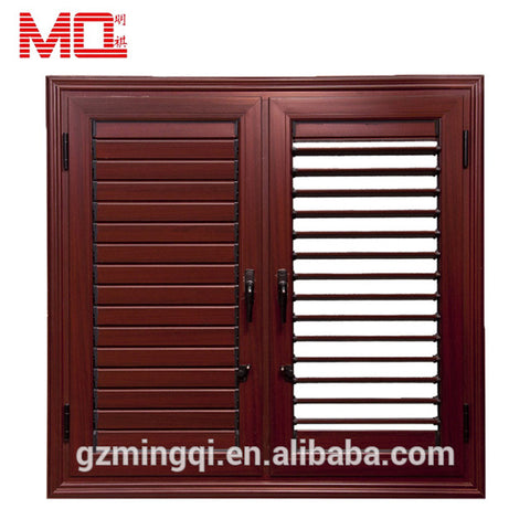 luxury home design PVC faux wood sun shade window blinds windows with built in blinds on China WDMA