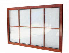 miami anodized aluminium fixed hurricane impact glass windows with blinds on China WDMA