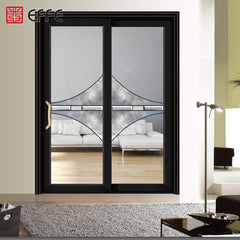 modern interior aluminium alloy french automatic sliding doors for sale on China WDMA