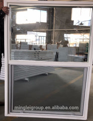 new construction white vinyl low e single hung windows on China WDMA