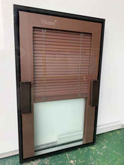 new type windows with blinds inside double glass for house on China WDMA