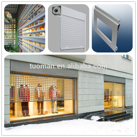 perforated roller shutter door on China WDMA