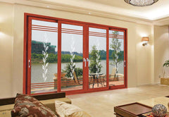 professional aluminum sliding doors for house/office high-end panel sliding doors on China WDMA
