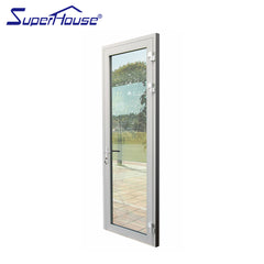 residential custom exterior tempered glass french patio doors design on China WDMA