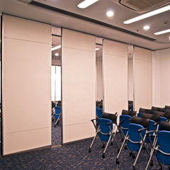 room sliding partition metal frame Acoustic wood accordion doors on China WDMA