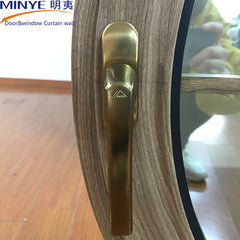 round top design upvc window /top round design PVC window on China WDMA