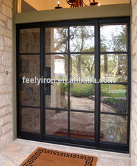 simple style Modern Steel Door folding door with window SD-018 on China WDMA