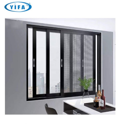 sliding window guard/aluminum sliding window frame/aluminium european style glass sliding windows on China WDMA