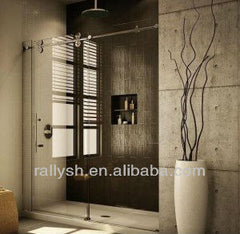 smooth gliding sliding glass shower door fitting on China WDMA