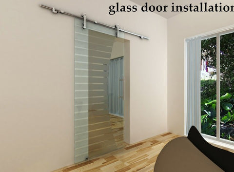 stainless steel 304 double exterior frameless glass sliding door roller track systems on China WDMA