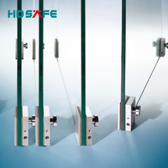 stainless steel bi folding glass door with high quality on China WDMA