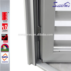 strong quality adjustable aluminum rolling shutter patio doors for living room on China WDMA