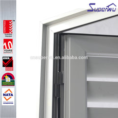 strong quality adjustable aluminum rolling shutter patio doors for living room on China WDMA