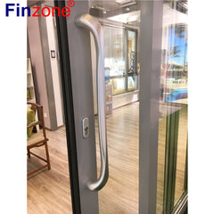 super smooth light insulation thermal break thermal bridge aluminum profile interior front sliding glass door double glazing on China WDMA