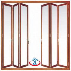 thermal break profiles aluminium folding doors double tempered glazing bifold door on China WDMA on China WDMA