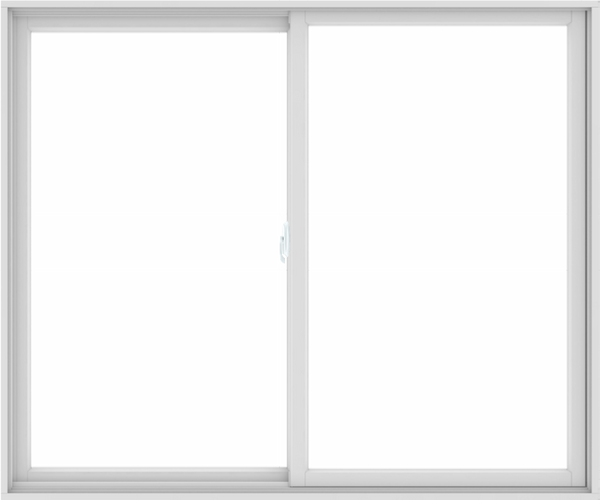 WDMA 72X60 (71.5 x 59.5 inch) White uPVC/Vinyl Sliding Window without Grids Interior