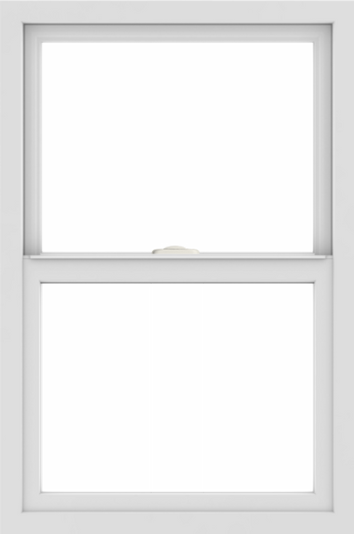 WDMA 24x36 (23.5 x 35.5 inch) White aluminum Single and Double Hung Window without grids interior