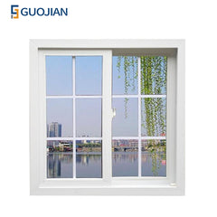 upvc/ pvc/ plastic double glazed sliding windows factory on China WDMA