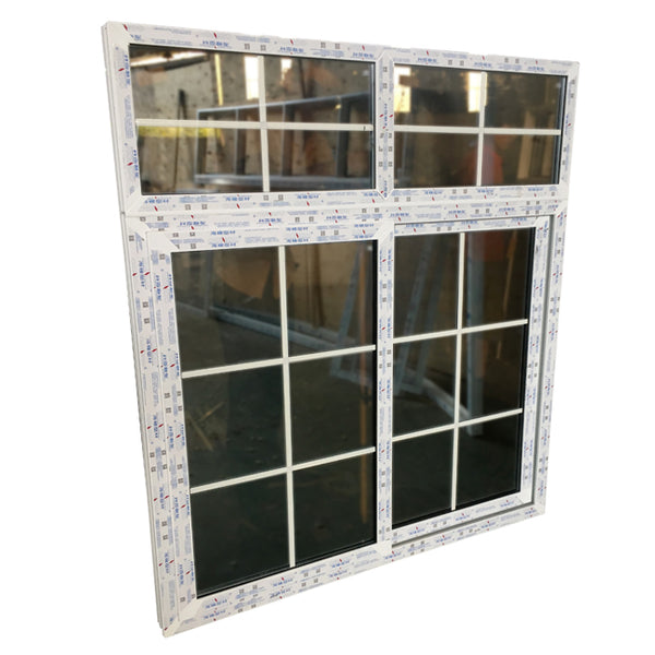 wanjia grill design pvc sliding glass window good quality Foshan factory price on China WDMA