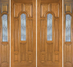 WDMA 100x96 Door (8ft4in by 8ft) Exterior Mahogany Talbot Double Door/2side w/ C Glass 1