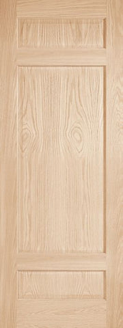 WDMA 12x80 Door (1ft by 6ft8in) Interior Swing Pine 203T Wood 3 Panel Contemporary Modern Ovolo Single Door 1