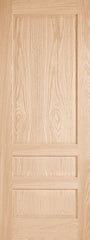 WDMA 12x80 Door (1ft by 6ft8in) Interior Swing Pine 203K Wood 3 Panel Transitional Ovolo Single Door 1