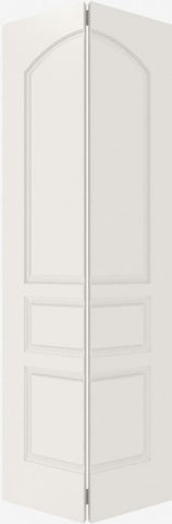WDMA 12x80 Door (1ft by 6ft8in) Interior Swing Smooth 3020 MDF 3 Panel Arch Panel Single Door 2