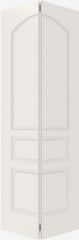 WDMA 12x80 Door (1ft by 6ft8in) Interior Swing Smooth 3020 MDF 3 Panel Arch Panel Single Door 2