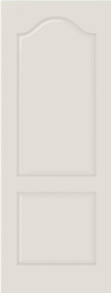 WDMA 12x80 Door (1ft by 6ft8in) Interior Barn Smooth 2050 MDF 2 Panel Arch Panel Single Door 1
