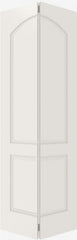 WDMA 12x80 Door (1ft by 6ft8in) Interior Bypass Smooth 2020 MDF 2 Panel Arch Panel Single Door 2