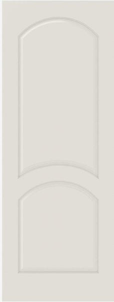 WDMA 12x80 Door (1ft by 6ft8in) Interior Bifold Smooth 2030 MDF 2 Panel Arch Panel Single Door 1