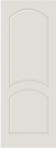 WDMA 12x80 Door (1ft by 6ft8in) Interior Bifold Smooth 2030 MDF 2 Panel Arch Panel Single Door 1