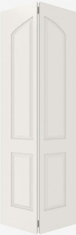 WDMA 12x80 Door (1ft by 6ft8in) Interior Swing Smooth 4020 MDF 4 Panel Arch Panel Single Door 2