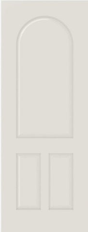 WDMA 12x80 Door (1ft by 6ft8in) Interior Barn Smooth 3210 MDF 3 Panel Round Panel Single Door 1