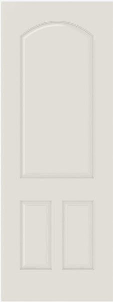 WDMA 12x80 Door (1ft by 6ft8in) Interior Swing Smooth 3200 MDF 3 Panel Arch Panel Single Door 1