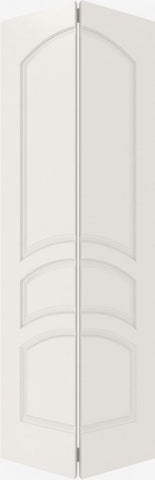 WDMA 12x80 Door (1ft by 6ft8in) Interior Swing Smooth 3030 MDF 3 Panel Arch Panel Single Door 2