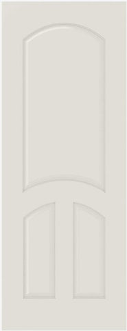 WDMA 12x80 Door (1ft by 6ft8in) Interior Swing Smooth 3230 MDF 3 Panel Arch Panel Single Door 1
