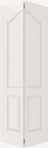 WDMA 12x80 Door (1ft by 6ft8in) Interior Bifold Smooth 3220 MDF 3 Panel Arch Panel Single Door 2