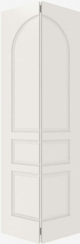 WDMA 12x80 Door (1ft by 6ft8in) Interior Swing Smooth 3040 MDF 3 Panel Round Panel Single Door 2
