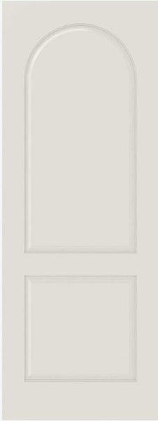 WDMA 12x80 Door (1ft by 6ft8in) Interior Bypass Smooth 2040 MDF 2 Panel Round Panel Single Door 1