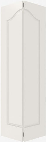 WDMA 12x80 Door (1ft by 6ft8in) Interior Bifold Smooth 1050 MDF 1 Panel Arch Panel Single Door 2