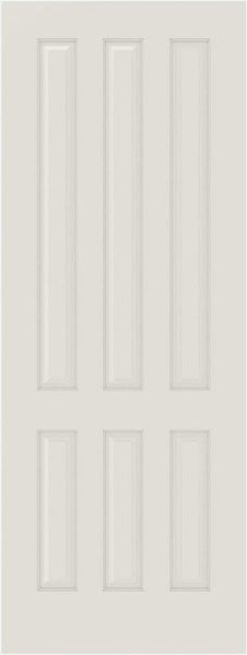 WDMA 12x80 Door (1ft by 6ft8in) Interior Bifold Smooth 6070 MDF 6 Panel Single Door 1
