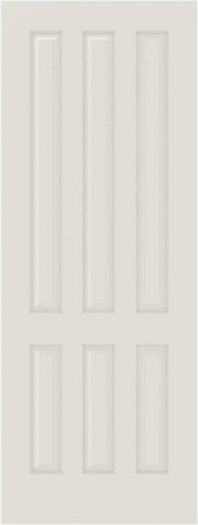 WDMA 12x80 Door (1ft by 6ft8in) Interior Bifold Smooth 6070 MDF 6 Panel Single Door 1