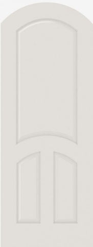 WDMA 12x80 Door (1ft by 6ft8in) Interior Swing Smooth 3230AR MDF 3 Panel Arch Top and Panel Single Door 1
