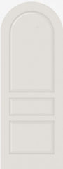 WDMA 12x80 Door (1ft by 6ft8in) Interior Swing Smooth 3040R MDF 3 Panel Round Top and Panel Single Door 1