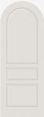 WDMA 12x80 Door (1ft by 6ft8in) Interior Swing Smooth 3040R MDF 3 Panel Round Top and Panel Single Door 1
