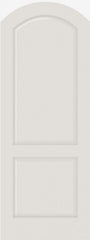 WDMA 12x80 Door (1ft by 6ft8in) Interior Swing Smooth 2020AR MDF 2 Panel Arch Top and Panel Single Door 1